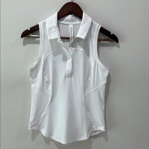 Lululemon Women's White Sleeveless Top